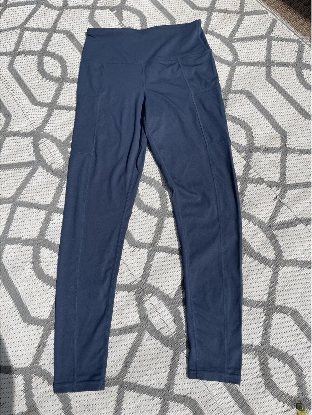 Tuff Athletics Turquoise Leggings Ankle Length Women’s Small